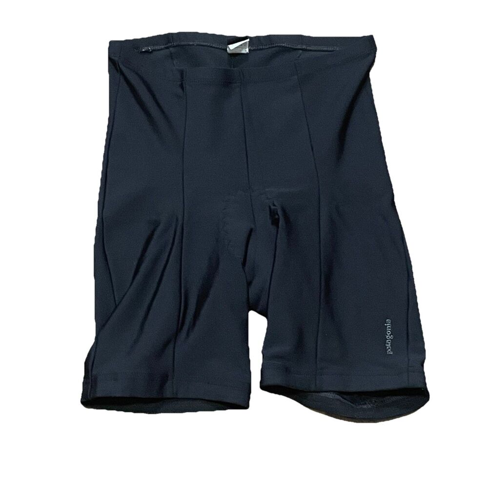 Vintage Patagonia Women’s Pursuit Padded Biking Cycling Black Shorts Size Large